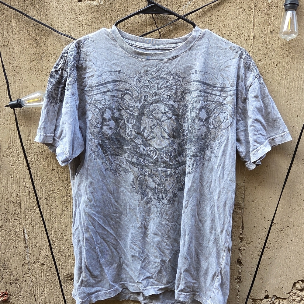 Grey Men's Graohic Short Sleeve T-Shirt by Fifth Foundation
